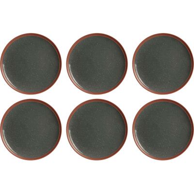 Assiette avec liseret My little market (Lot de 6) (20 cm)