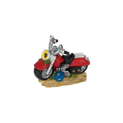 Extérieur déco：Déco Led Motor Bike Résine 15x8x12 cm