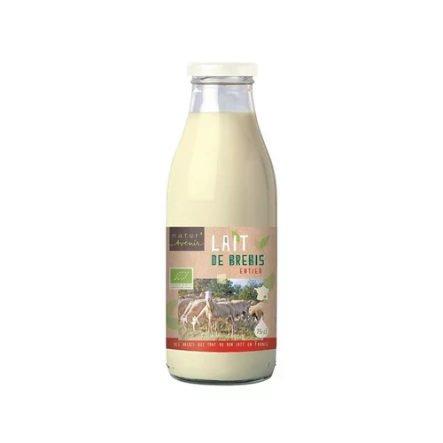 Accessoire extérieur：Lait de brebis stérilisé entier Natur Avenir 75cl