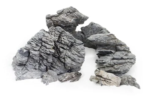 Essentiel jardin：Décoration pour aquarium pierre landscape coloris gris Reptiles Planet - Taille S
