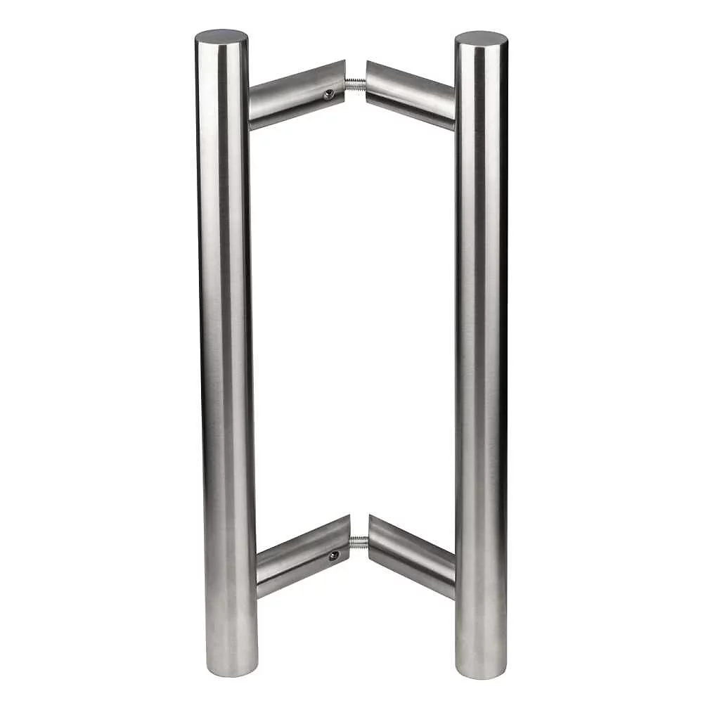 Ensemble de poignees tubulaires Heracles serie 5240 32 × 600 mm inox brosse