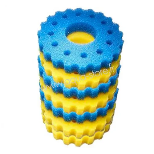 Idéal pour votre jardin：Mousses de filtre, 4 jaunes et 3 bleues, pour CPF 30000 et CPA - SUNSUN BASSIN