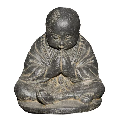 Déco pour le jardin：Statue de jardin Moine priant H 47 cm