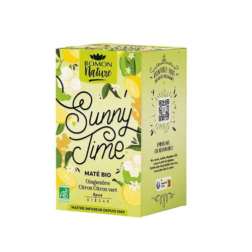 Tendance au jardin:Thé plaisir sunny time bio Romon Nature - 28,8 g
