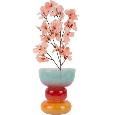 Vase en verre Summer Vibes (Taille 2 : 18 x 20,5 cm)