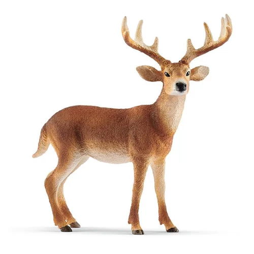 Jardin et loisirs:Figurine Cerf de Virginie plastique 10,5x10,4x4,5 cm à partir de 4 ans