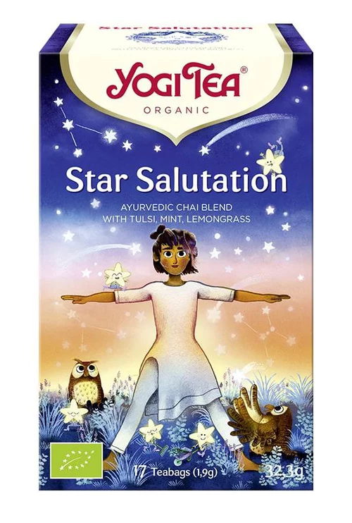 Fonctionnel au jardin:Yogi tea star salutation bio - 17 sachets