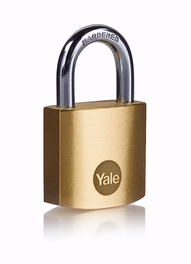 Cadenas YALE laiton – S'entrouvrant 30 mm, 3 clés, 24242000
