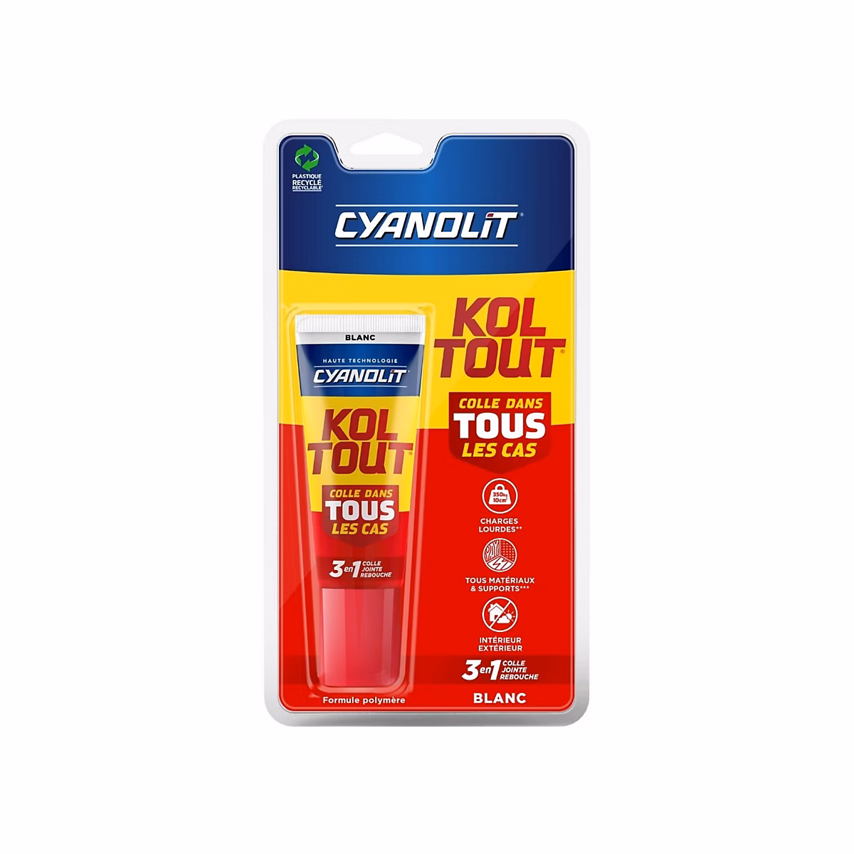 Colle rapide Cyanolit Koltout blanc en tube de 50 ml – Réf. MCRQYRRXO9110321792