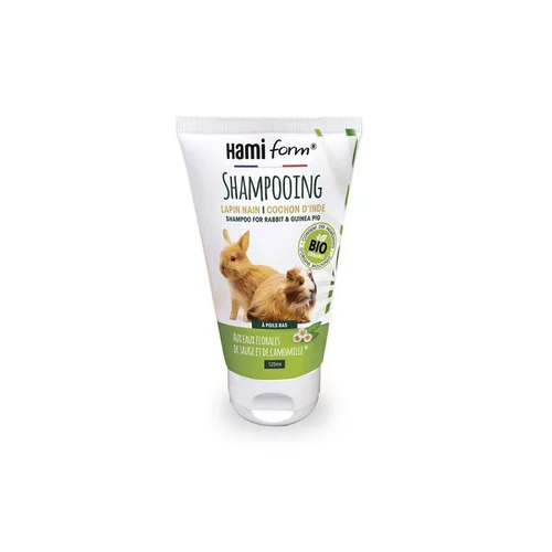 Pour embellir vos extérieurs:Shampooing non rince lapin cochon d'inde bio - 125 ml