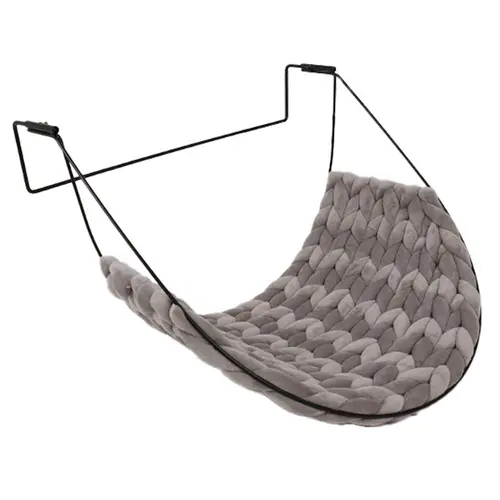 Extérieur solution：Lit radiateur pour chat coloris gris Europet D&D Home Léah - 46 x 38 x 31 cm