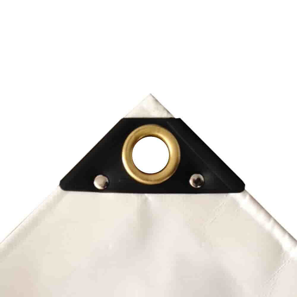 Bâche de Protection PVC Blanche 5 × 8m – 650g/m, Bâche Étanche Renforcée