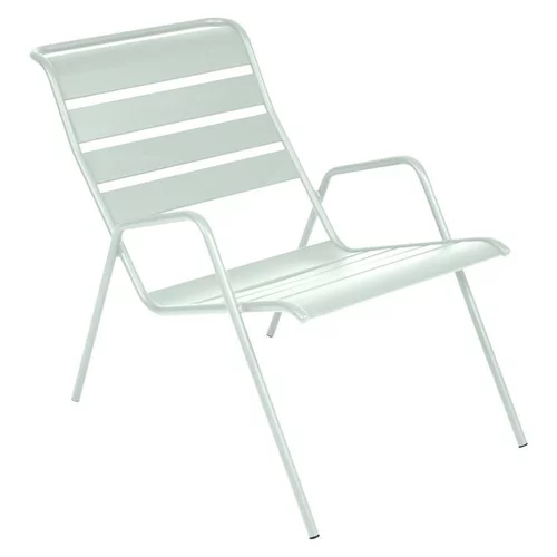 Nature pour le jardin:Fauteuil bas coloris menthe glacial en acier Fermob Monceau
