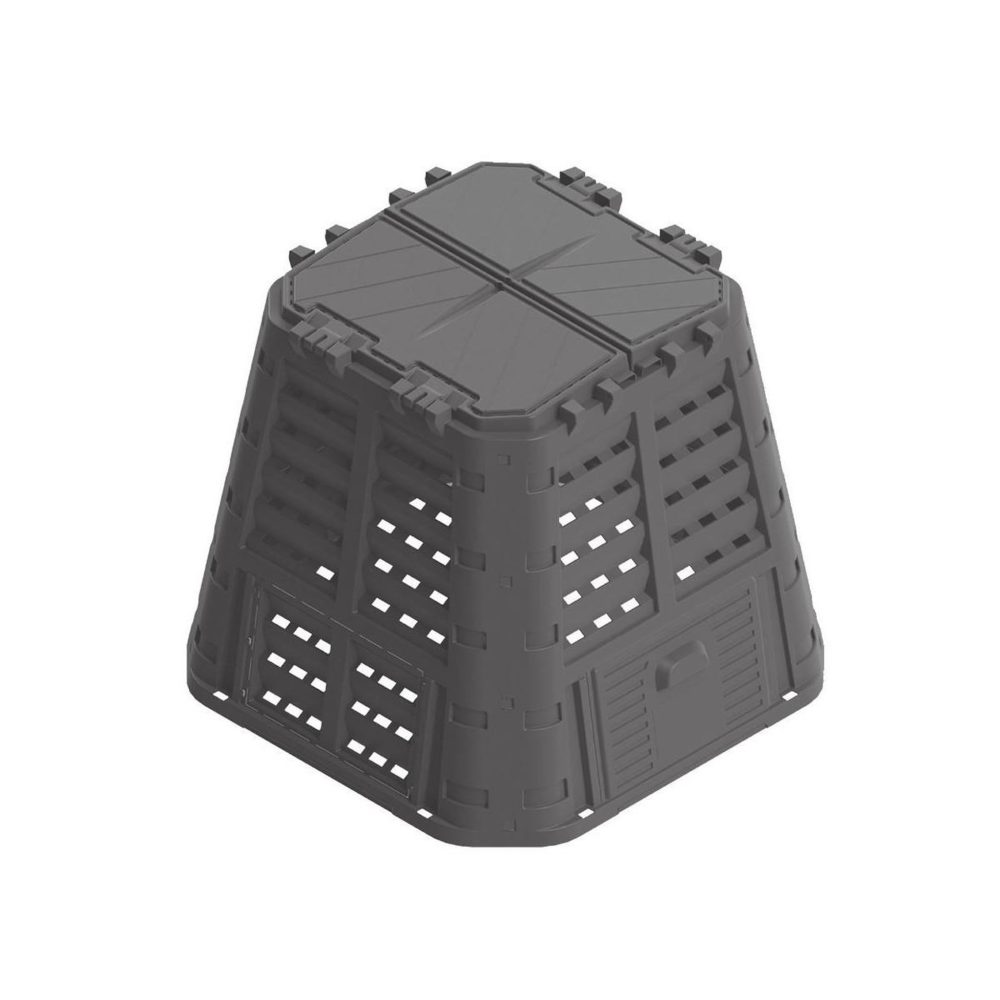 BRIXO Composteur de jardin 480 litres 93,3 x 93,3 x h80 cm kompobox brixo