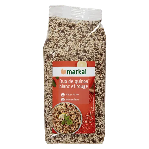 Pour compléter vos extérieurs:Quinoa duo rouge et blanc Markal - 500 g