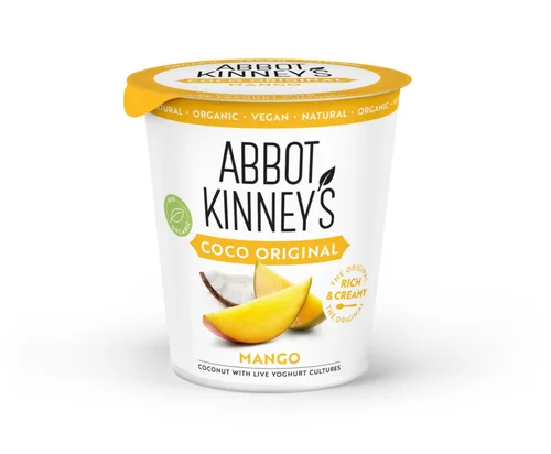 Pour transformer vos extérieurs:Dessert végétal coco original Abbot Kinney's à la mangue - 350 gr