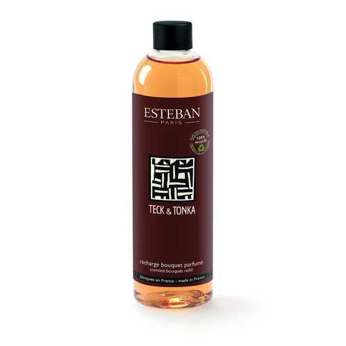 Accessoire extérieur：Recharge Teck et Tonka pour bouquets parfumés Esteban - 250 ml