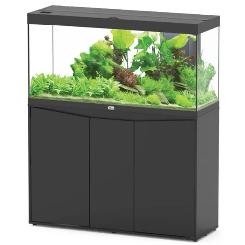 Pour un extérieur bien équipé：Aquarium tout équipé, noir, AQUATLANTIS AQUARIUM Splendid 120 - 293L