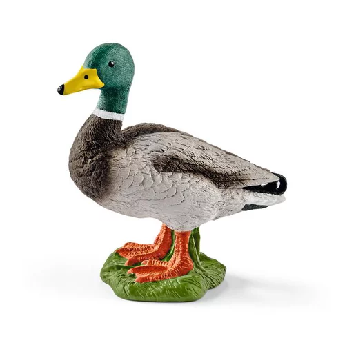 Conçu pour vos extérieurs：Figurine Canard Série Animaux de la ferme 5x2,9x4,5 cm