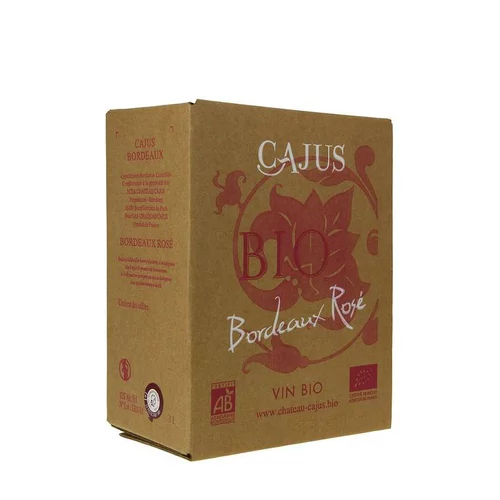 Jardin sélection:Château Cajus rosé bio - Cubi 3 L