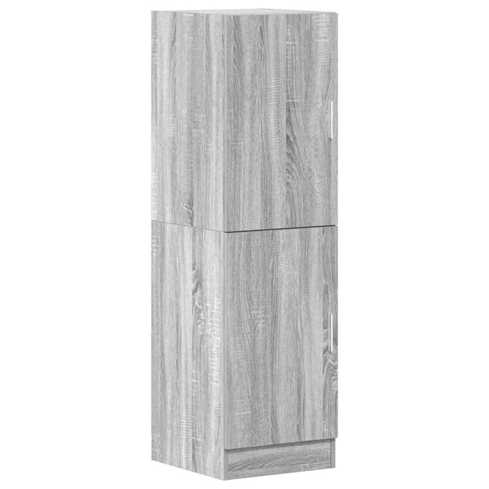 vidaXL Armoire de cuisine sonoma gris 38x41,5x131,5 cm bois ingénierie – 5 cm 131,5 cm
