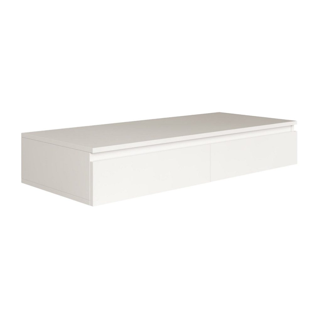 Coiffeuse bureau 2 tiroirs blanc 120 cm BEMMI – Réf. CCZUZYPST2753408306