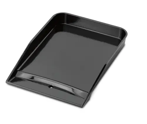 Les incontournables du jardin:Plancha pour barbecue coloris noir en fonte émaillée Spirit Weber - 55,5 x 13 x 41,5 cm