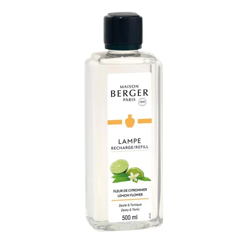 Pour faciliter la vie dehors:Parfum Fleurs de Citronnier pour Lampe Berger 500 ml