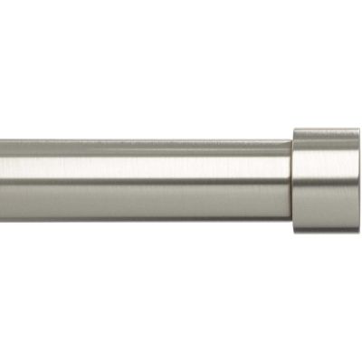 Tringle à rideaux en métal nickel Cappa (Longueur réglable de 91 à 168 cm)