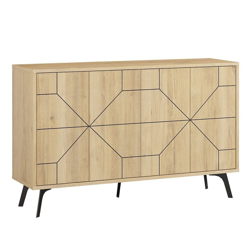Buffet 4 portes décorées L123 cm – DUNE