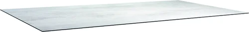 Bien dehors：Plateau de table fin Penta Stern en HPL silverstar - 220 x 100 x 1,3 cm