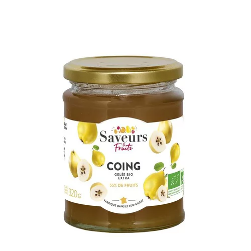 Essentiel au jardin：Gelée de Coing bio - 320 g