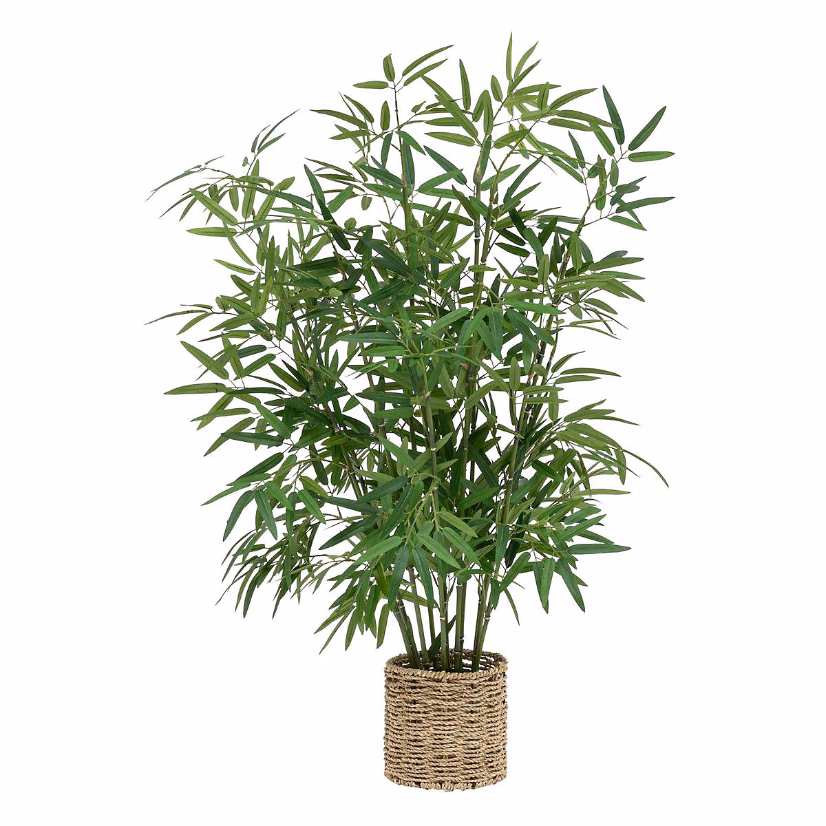 Bambou artificiel pot naturel H100cm vert – Atmosphera Créateur d'intérieur