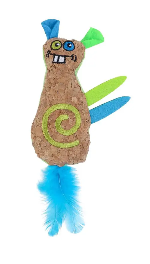 Jardin et nature:Jouet pour chat coloris multicolore Wouapy Stranger Tourbillon - 12 x 9 x 3 cm
