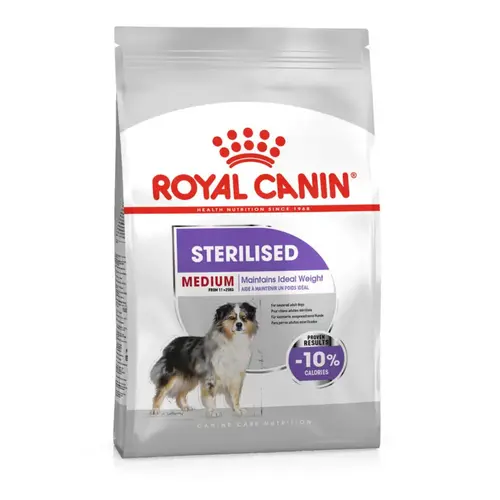 Pour vos besoins au jardin：Croquettes pour chien adulte stérilisé de taille moyenne Royal Canin Medium Sterilised - 3 kg
