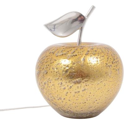 Lampe à poser en verre pomme Manzana (Or)