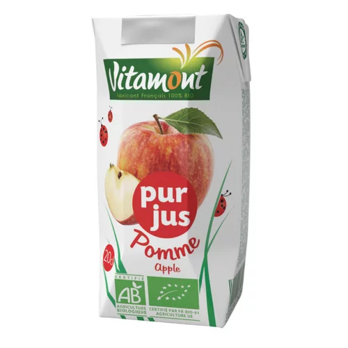 Mieux dehors:Pur jus de pomme bio 6 x 20 cl