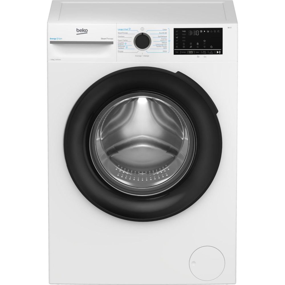Beko Lave linge hublot bm3wft412411b – 12 kg 60 cm