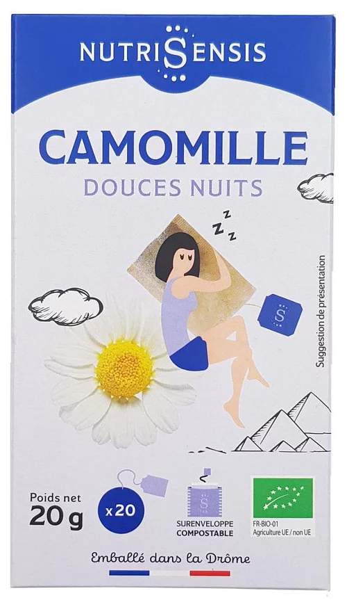 Facile au jardin：Camomille Bio Nutrisensis - 20 sachets