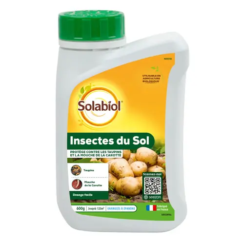 Extérieur confort:Traitement insecticide insectes du sol Solabiol - 600 g