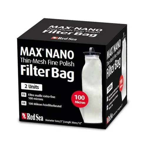 Extérieur confort：Filter Bag Max Nano nylon 100 microns - RED SEA - Lot de 2