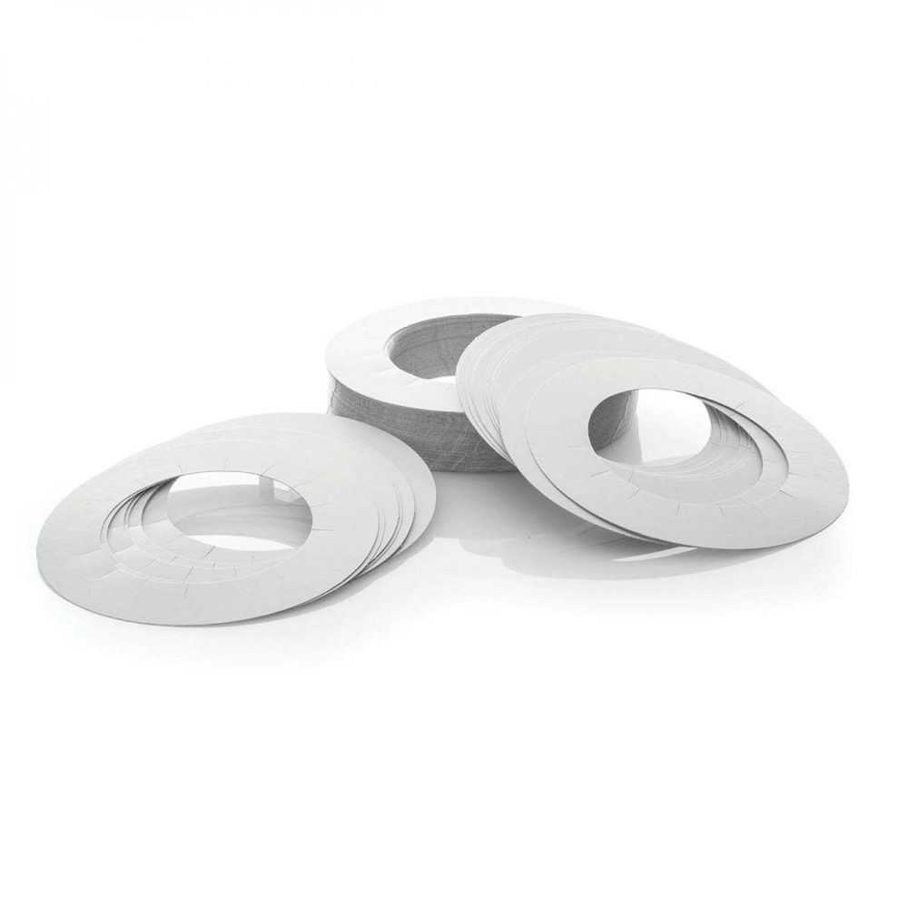 VIVEZEN Lot de 200 collerettes de propreté pour pot de cire