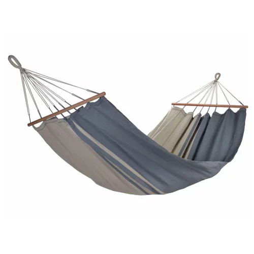 La solution pour vos extérieurs:Hamac coloris anthracite taupe certifié FSC® Jobek Hamac GraphiK - 300 x 140 cm