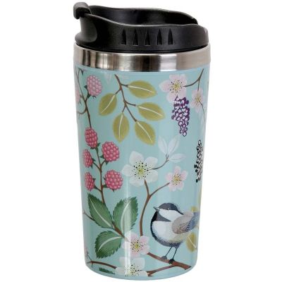 Mug de transport double paroi imprimé végétal 35 CL (Modèle 3)