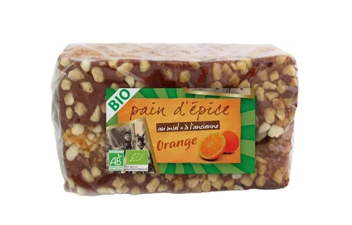 Jardin à aménager：Pain d’épice à l’ancienne bio à l’orange en sachet de 500 g