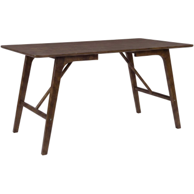 Table de repas en hévéa 120 x 80 cm Kaseidon