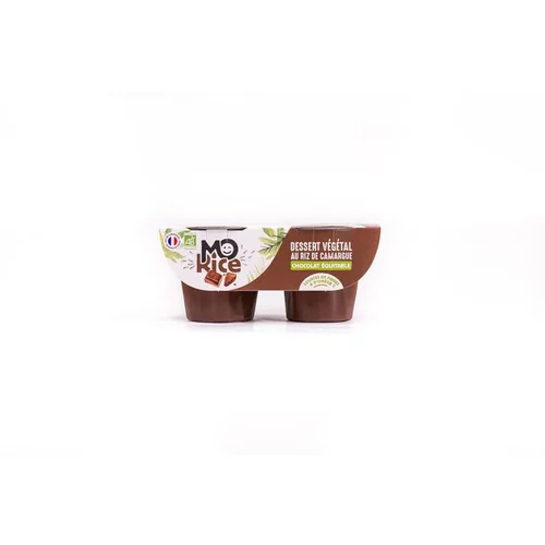 Le petit plus du jardin：Dessert végétal chocolat bio Morice – 2 x 100 g