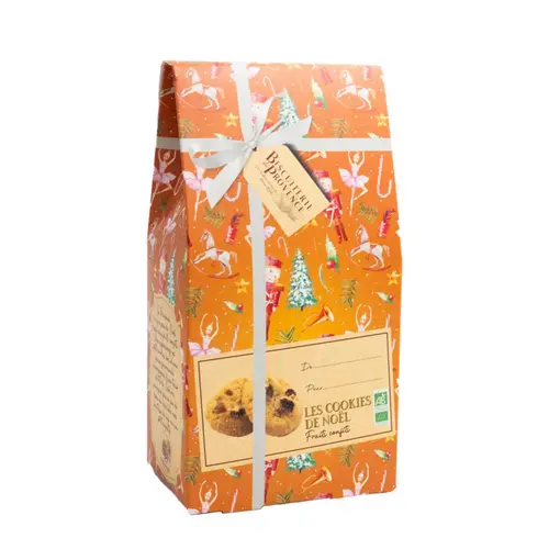 Sélection extérieur：Cookies de Noël aux fruits confits bio Biscuiterie de Provence - 120 g