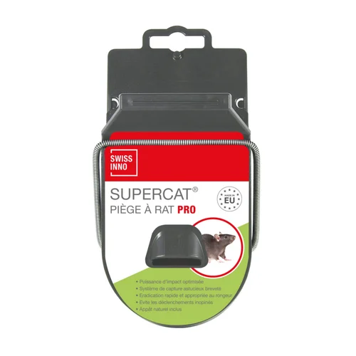 Extérieur fonctionnel:Piège à rat pro pré-appâté Swissinno Supercat