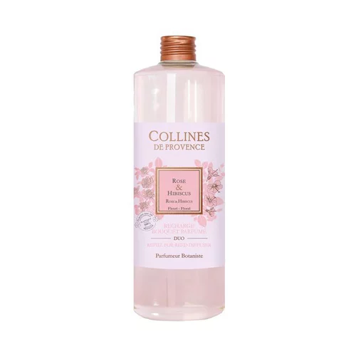 Extérieur sélection：Recharge bouquet parfumé senteur rose hibiscus Collines de Provence - 500 ml